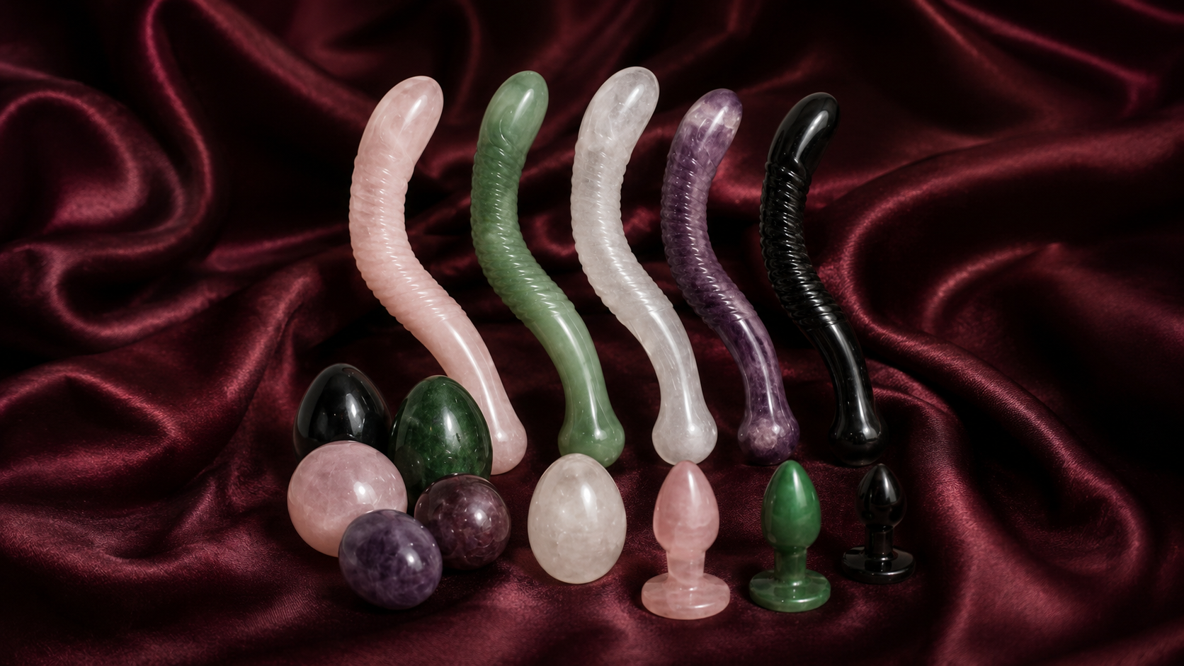 How to choose your crystal: A complete guide to Yoni Eggs, Wands and Plugs by stone