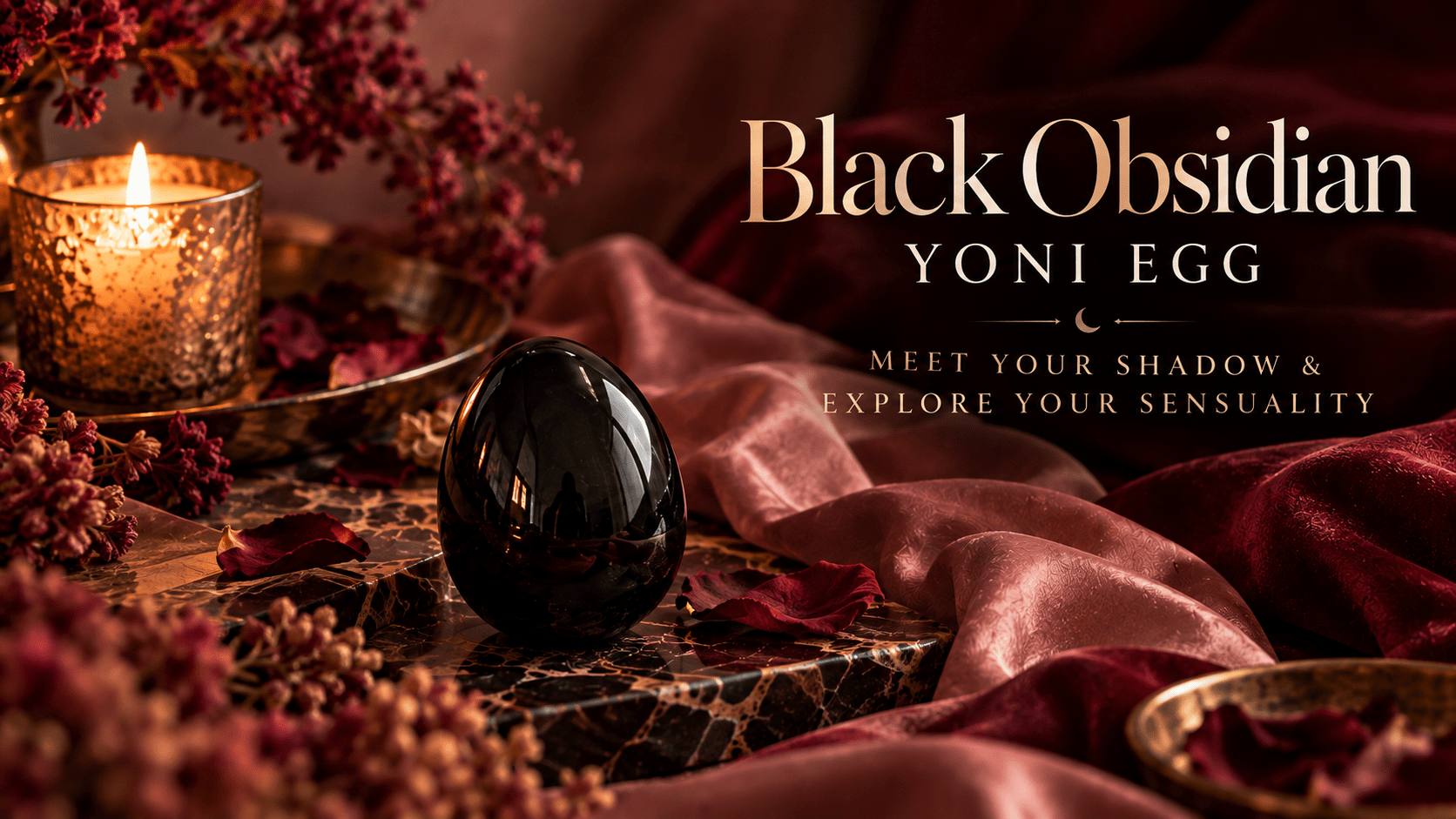 Black Obsidian Yoni Egg: Meet Your Shadow & Explore Your Sensuality - Yoni Wanderland