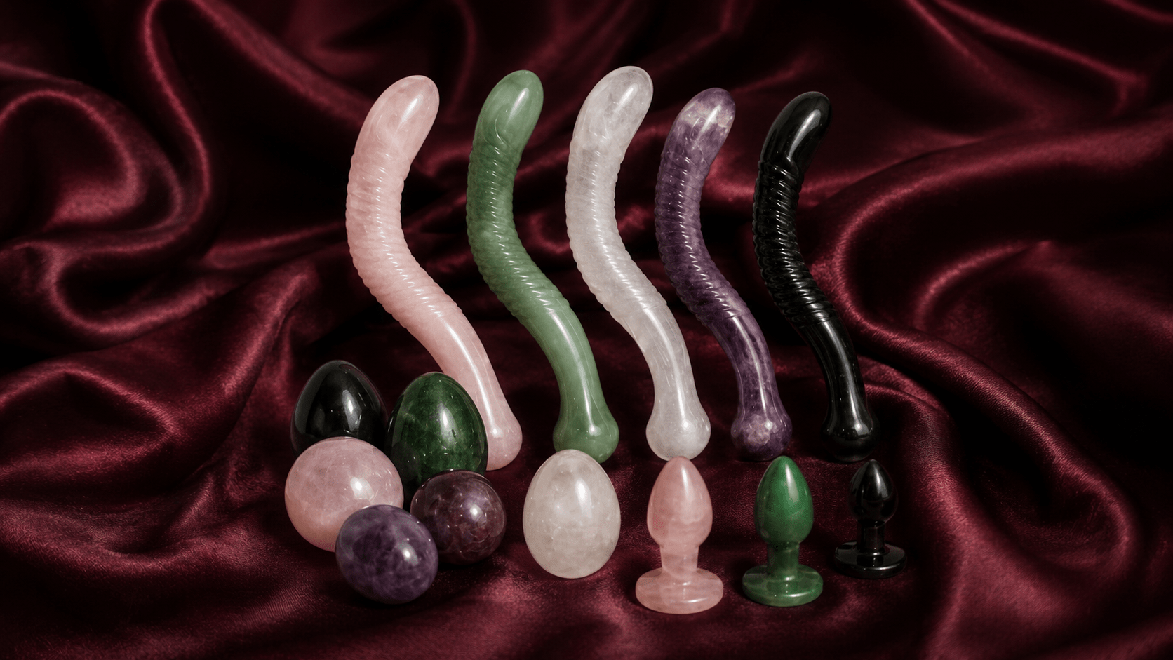 How to choose your crystal: A complete guide to Yoni Eggs, Wands and Plugs by stone - Yoni Wanderland