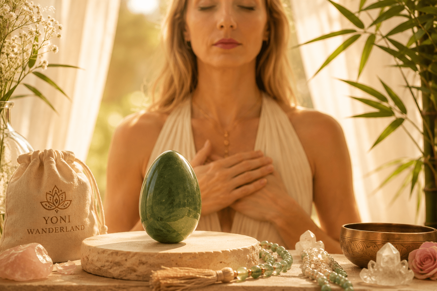 Nephrite Jade Yoni Egg: Ancient Wisdom & the Sacred Feminine - Yoni Wanderland