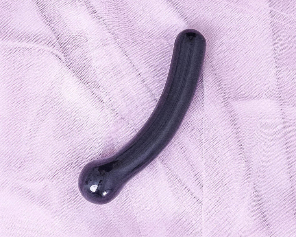 BLACK OBSIDIAN YONI WAND - THE PEARL SHADOW