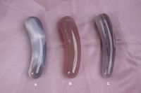 Grey Agate Crystal Dildo – The Mini Slide Agatha