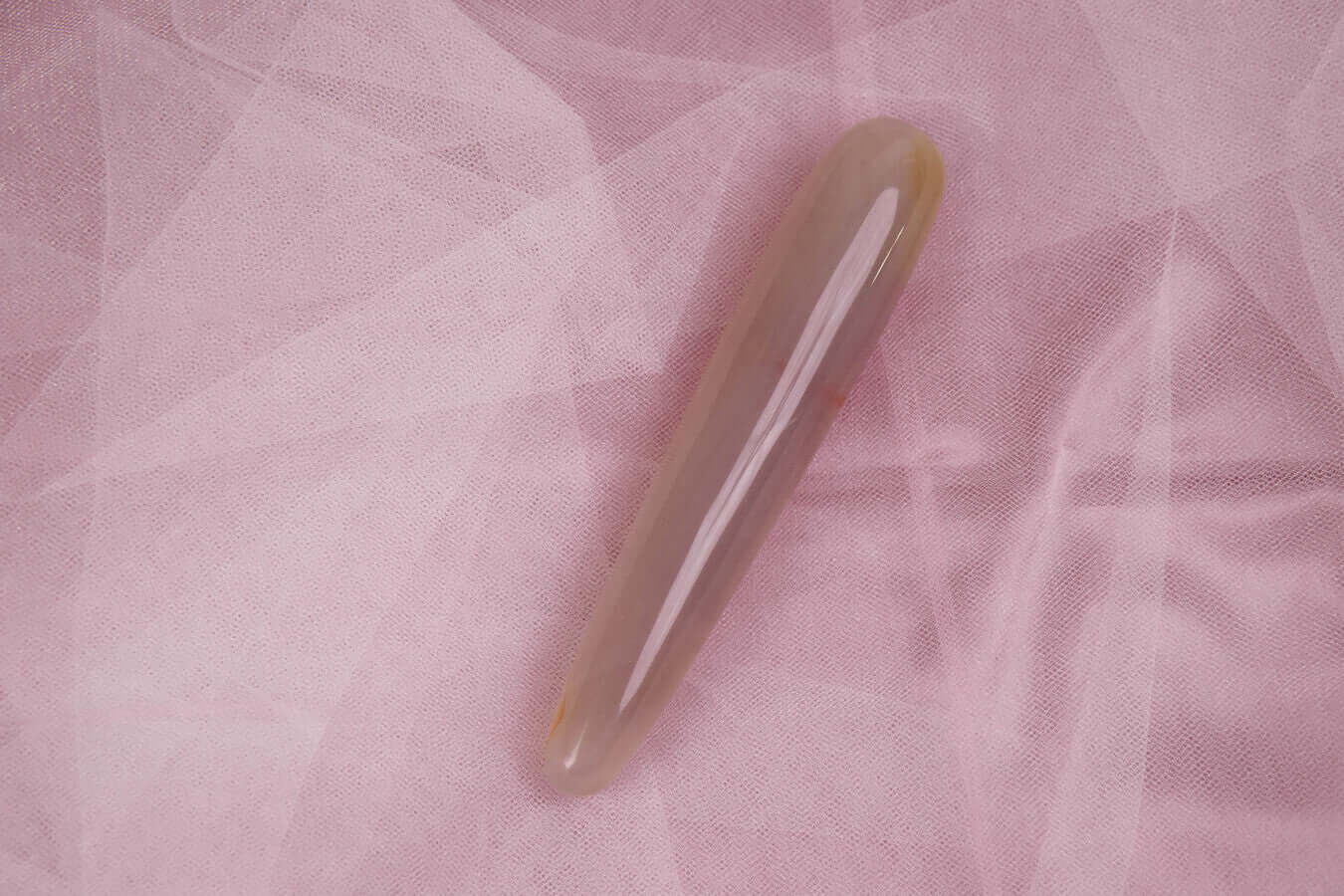 GREY AGATE YONI WAND - THE STRAIGHT AGATHA