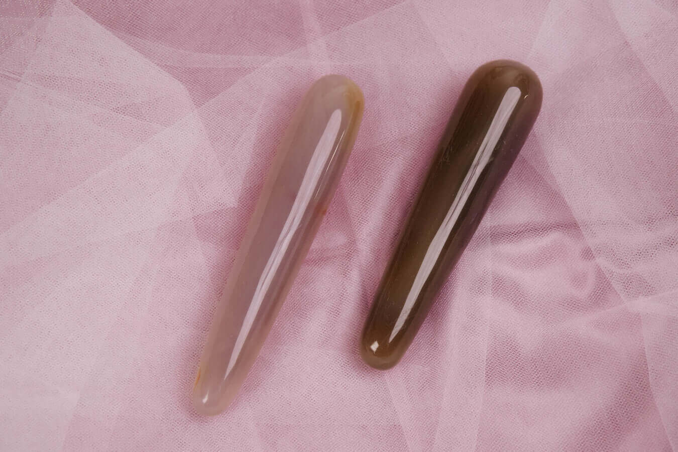 GREY AGATE YONI WAND - THE STRAIGHT AGATHA