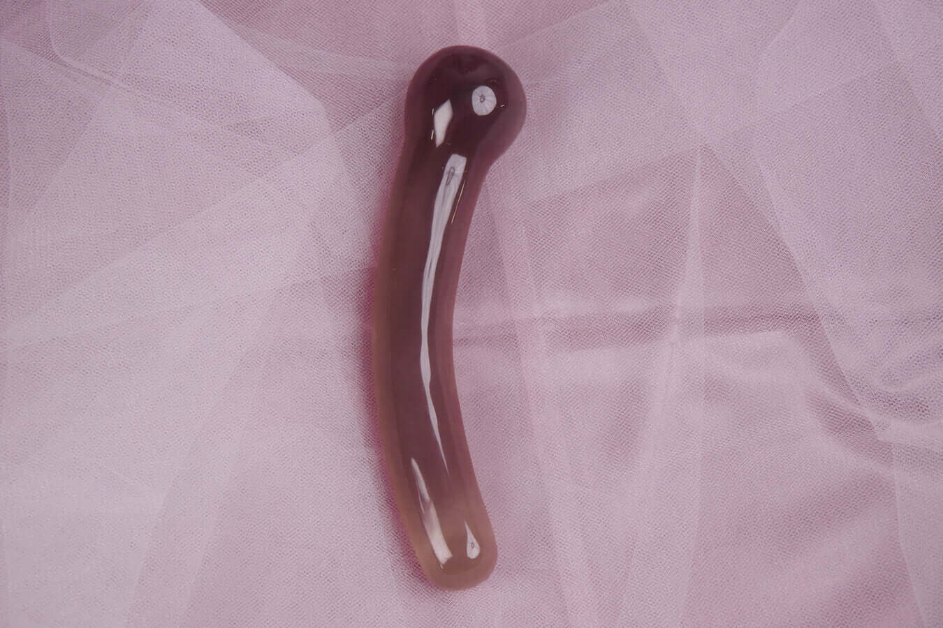 GREY AGATE YONI WAND - THE AGATHA PEARL