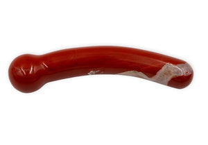 RED JASPER QUARTZ YONI WAND - THE PEARL CHERRY