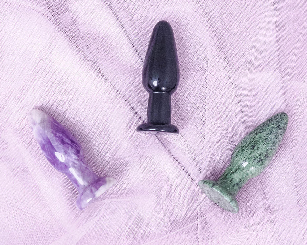 AMETHYST QUARTZ PLUG SLIM - THE PLUG LILA - Yoni Wanderland