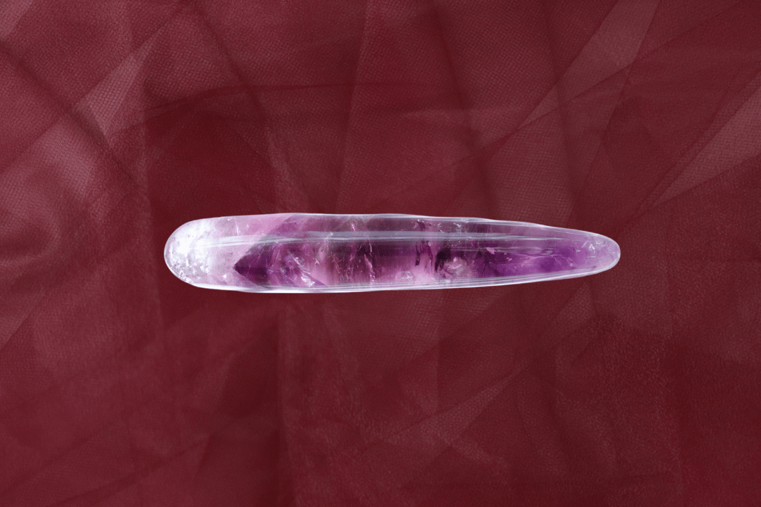 Amethyst Yoni Wand - The Straight Lila: Stress Relief & Serenity - Yoni Wanderland