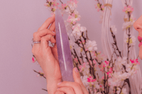 Amethyst Yoni Wand - The Straight Lila: Stress Relief & Serenity - Yoni Wanderland