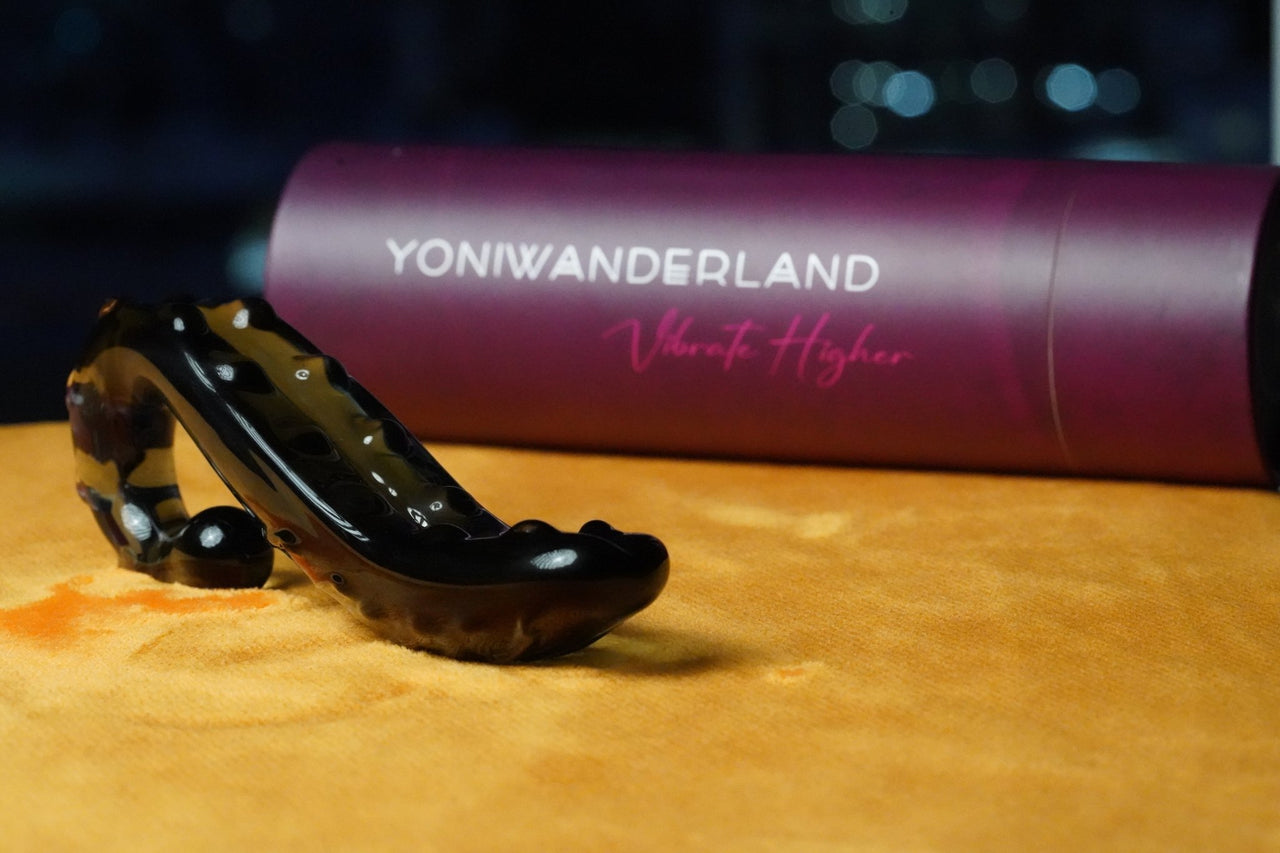 Black Glass Dildo The Octopussy: G-Spot Magik | Yoni Wanderland Black Glass Dildo The Octopussy: G-Spot Magik | Yoni Wanderland