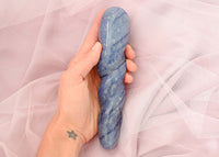 BLUE QUARTZ YONI WAND - THE TWIST SERENE - Yoni Wanderland