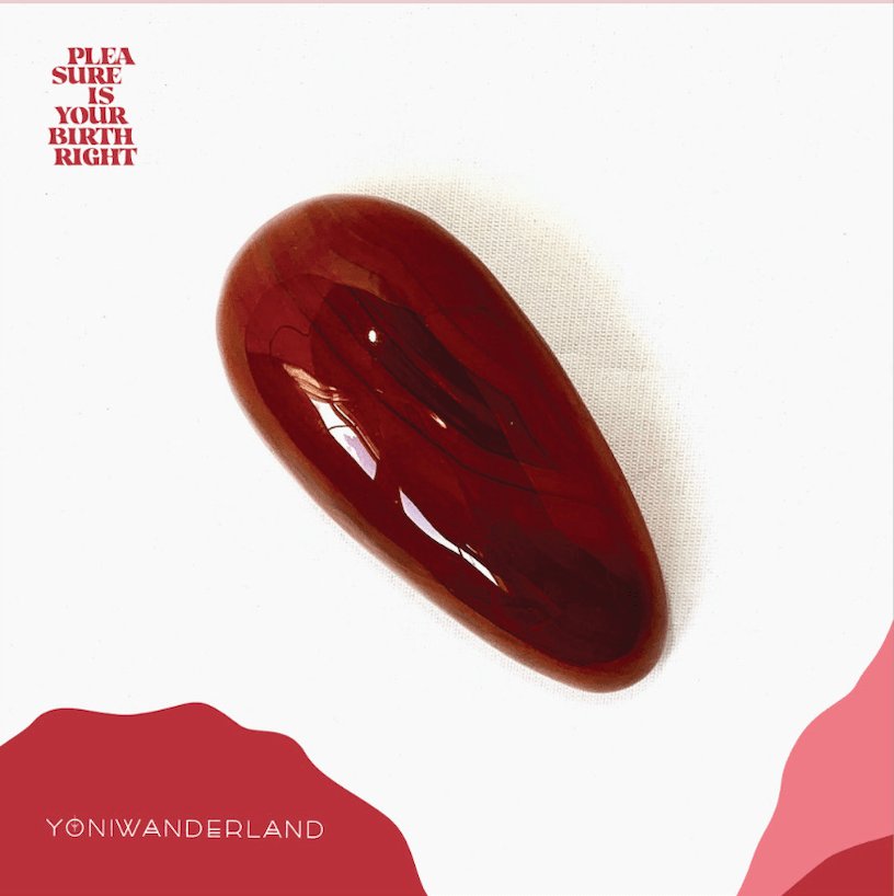 CARNELIAN MASSAGE CRYSTAL - THE PETAL SPICE - Yoni Wanderland