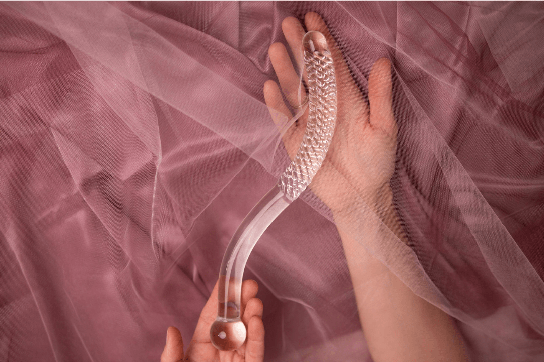 Glass Yoni Wand - The Cervix Wave: Natural Pleasure & Healing - Yoni Wanderland
