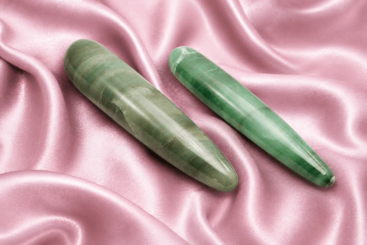 Green Aventurine Yoni Wand the Straight Charm - Yoni Wanderland