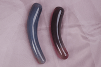 Grey Agate Yoni Wand - The Slide Agatha: Spiritual Grounding & Strength - Yoni Wanderland