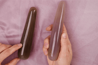 Grey Agate Yoni Wand - The Straight Agatha: Sensual Confidence & Trust - Yoni Wanderland