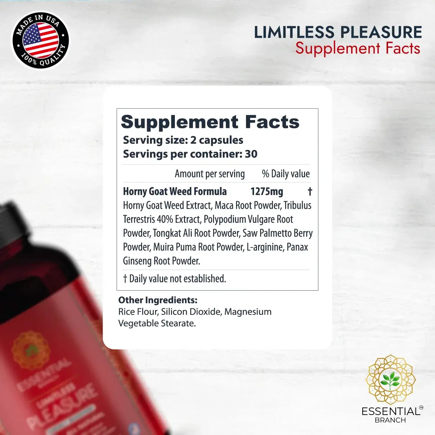 Limitless Pleasure - Natural Supplement