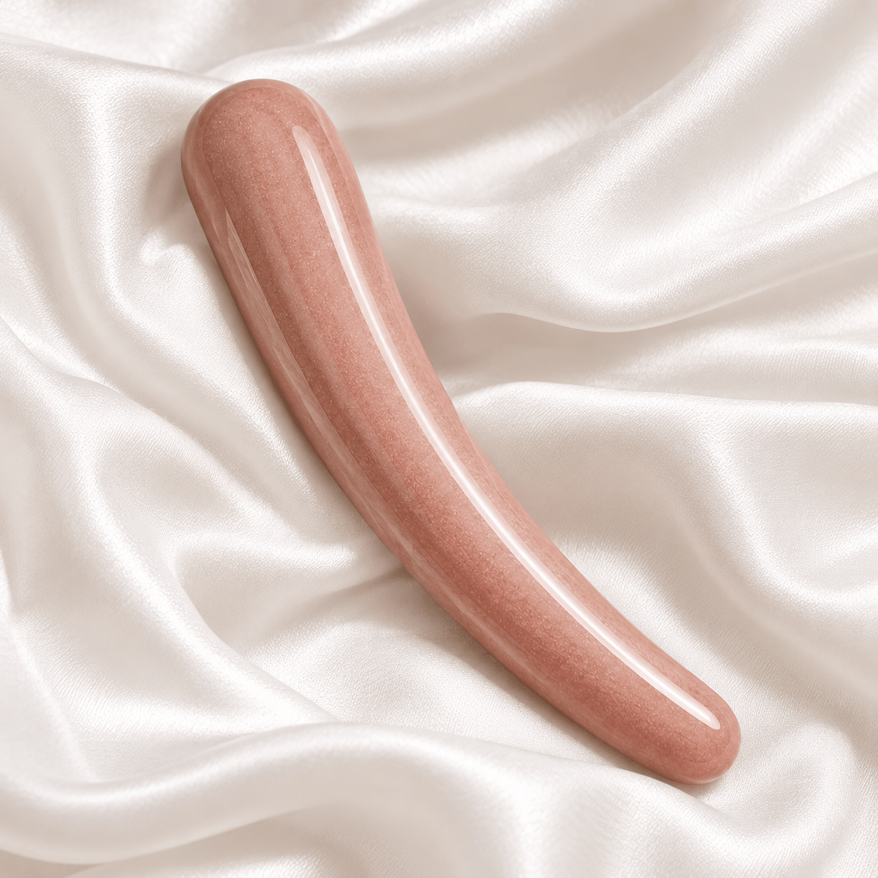 Pink Aventurine Crystal Yoni Wand – The Slide Blush: Soft & Sensual - Yoni Wanderland