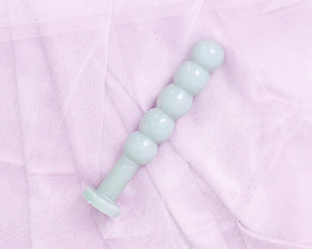GREEN AVENTURINE QUARTZ YONI WAND - THE CHARM JOYSTICK