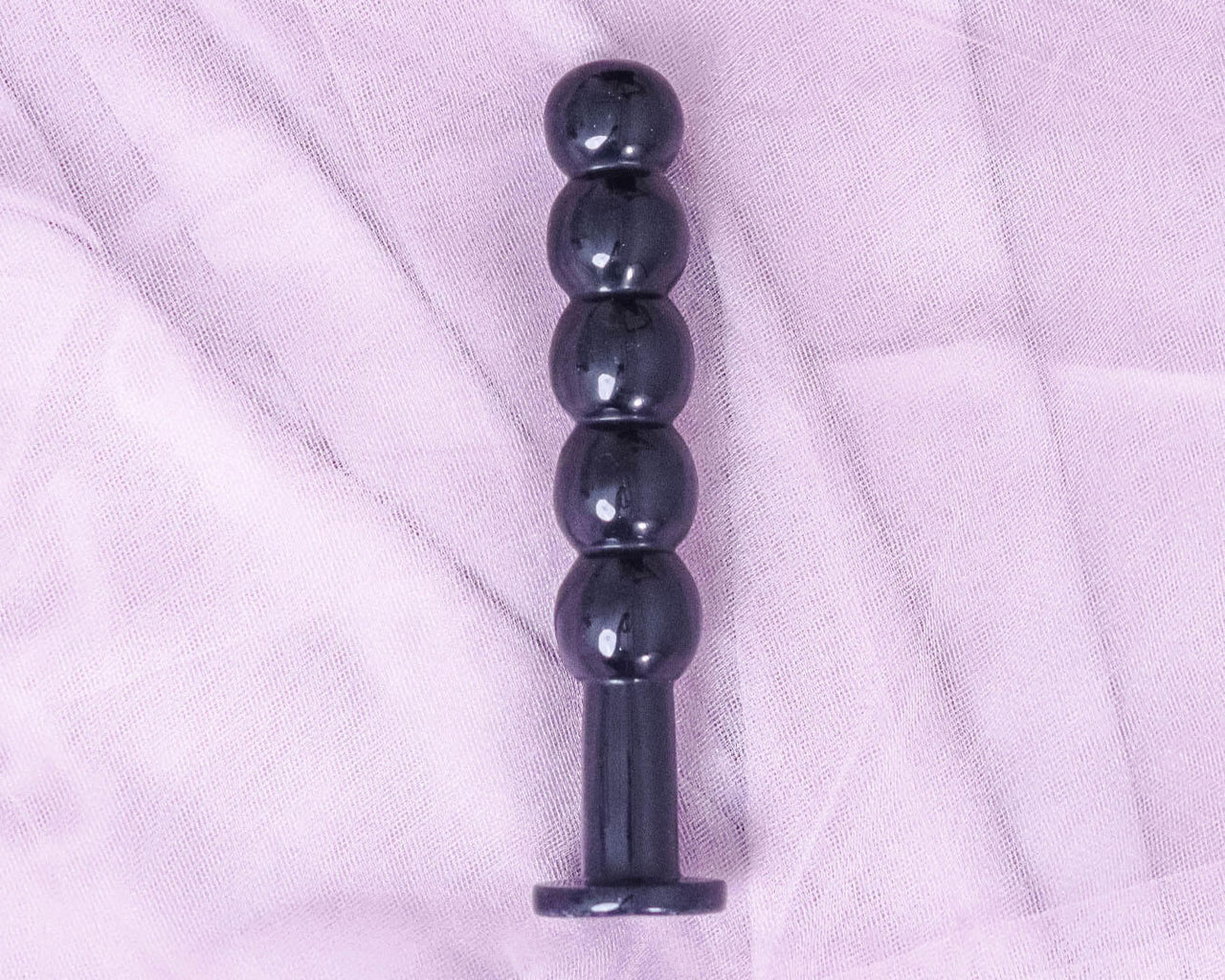 BLACK OBSIDIAN YONI WAND - THE SHADOW JOYSTICK - Yoni Wanderland