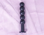 BLACK OBSIDIAN YONI WAND - THE SHADOW JOYSTICK - Yoni Wanderland