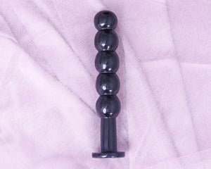 BLACK OBSIDIAN YONI WAND - THE SHADOW JOYSTICK - Yoni Wanderland