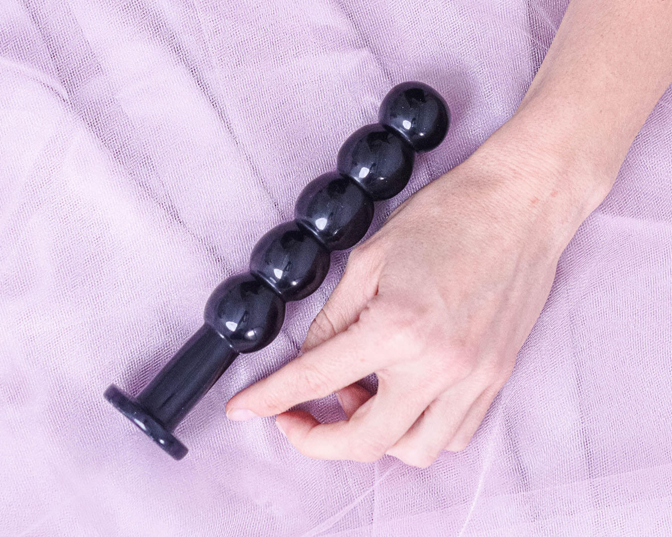 BLACK OBSIDIAN YONI WAND - THE SHADOW JOYSTICK - Yoni Wanderland