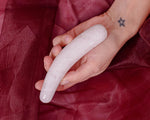 CLEAR QUARTZ YONI WAND - THE SLIDE CLAIRE