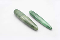 GREEN AVENTURINE YONI WAND - THE STRAIGHT CHARM - Yoni Wanderland