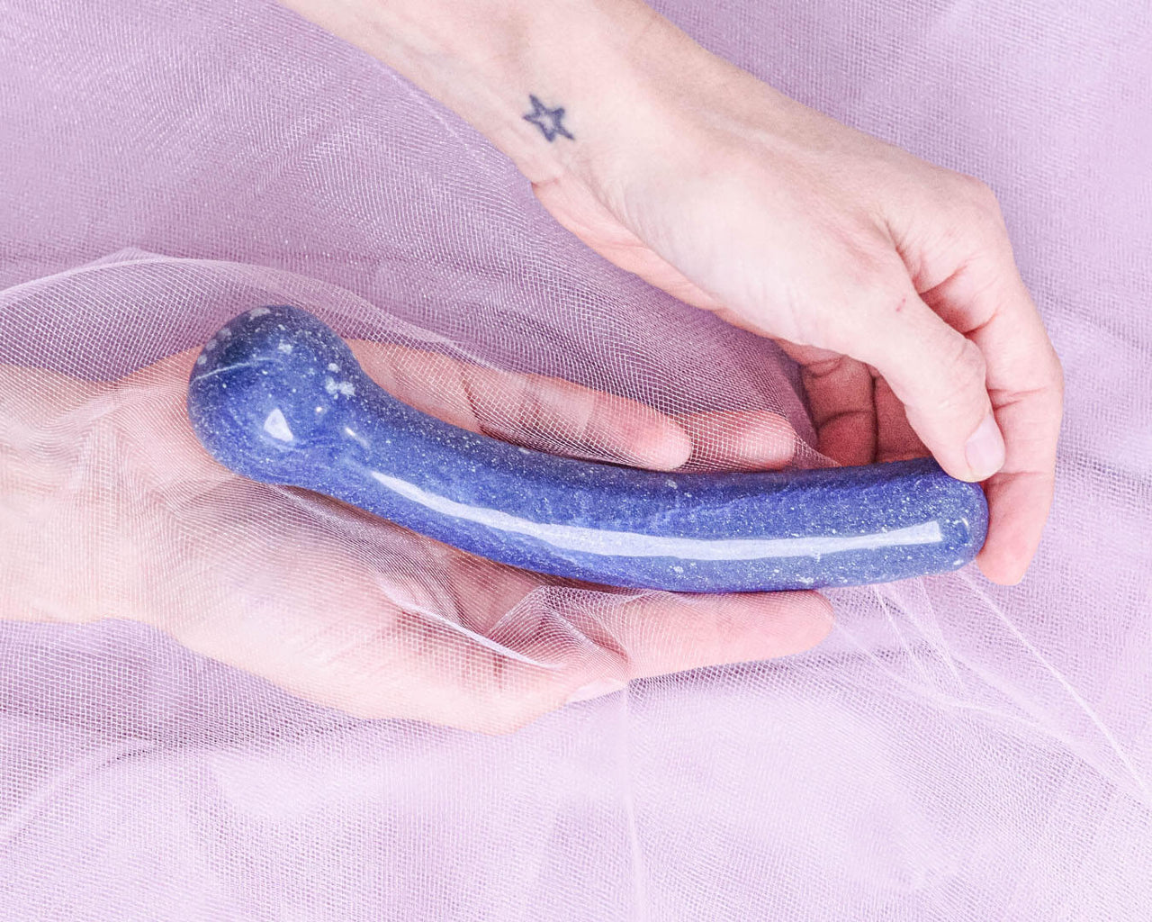 BLUE QUARTZ YONI WAND - THE PEARL SERENE - Yoni Wanderland